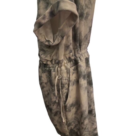 Gilli Tie-Dye Drawstring Waist T-Shirt Dress, Plus Size 1X - Picture 4 of 8